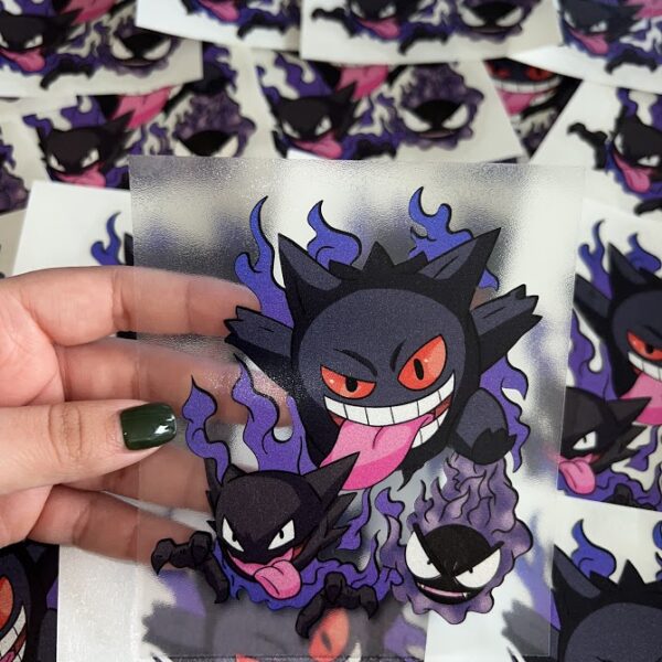 Purple Creature Mini Decal