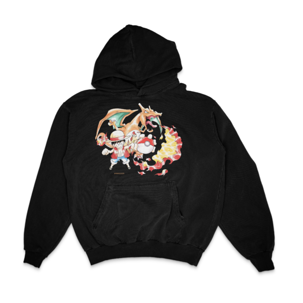 LuffyxCharizard Fleece
