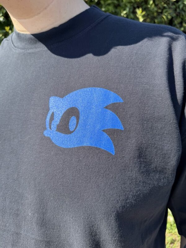 Blue Hedgehog T-shirt - Image 3