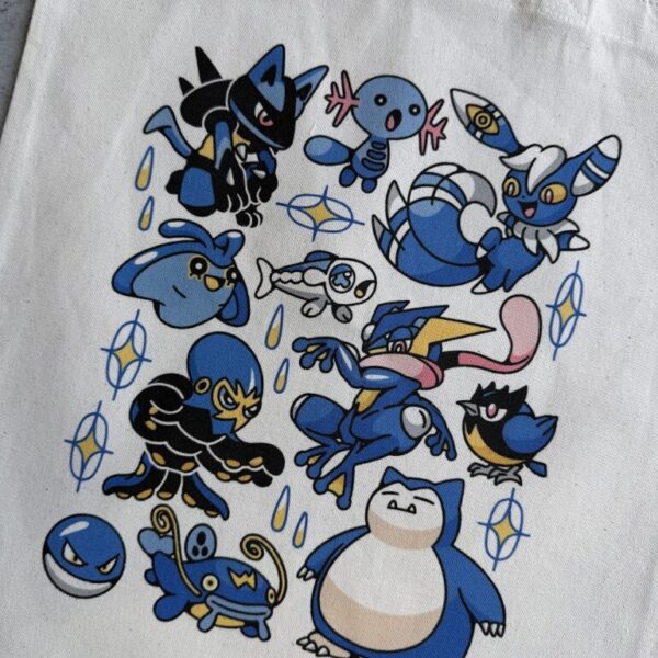 Blue Creature Tote Bag