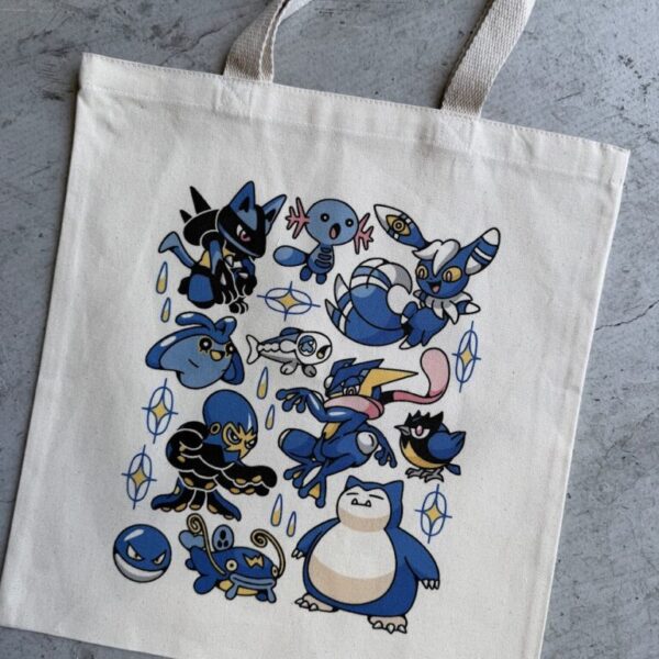 Blue Creature Tote Bag