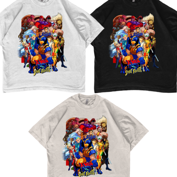 SF x Xmen T-shirt (FRONT)