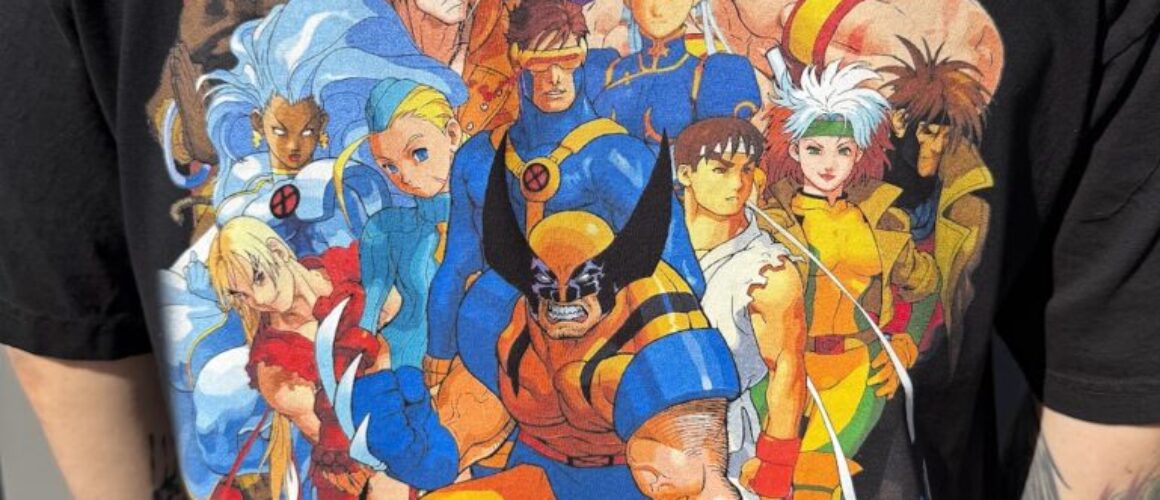 Xmen v SF T-shirt (F&B)