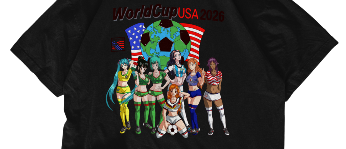 Anime Girls World Cup T-shirt
