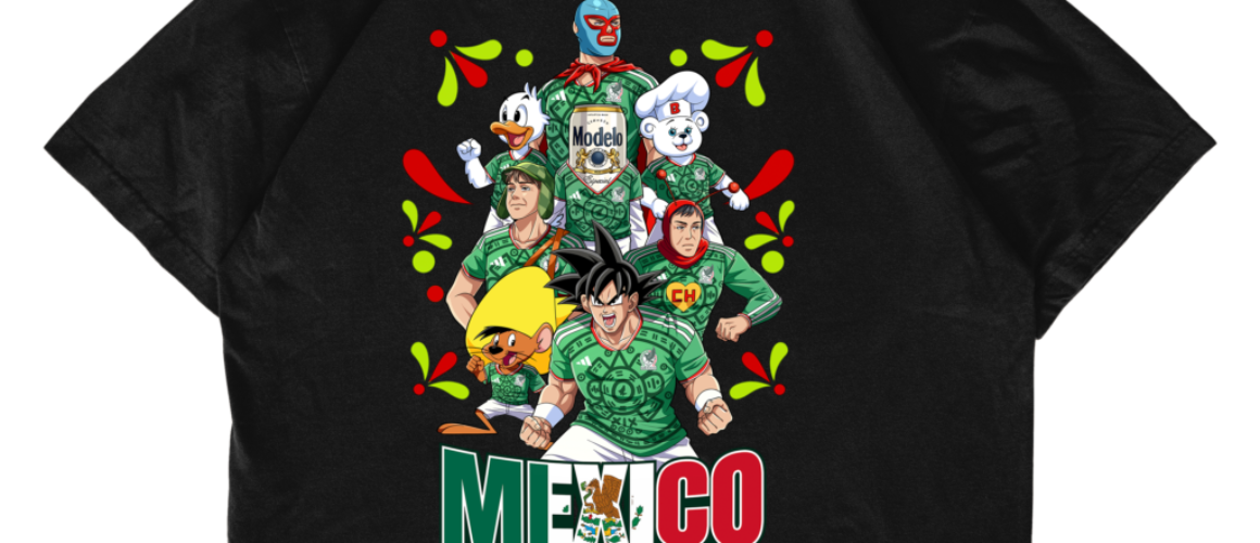 Mexico Soccer T=shirt (FRONT PRINT)