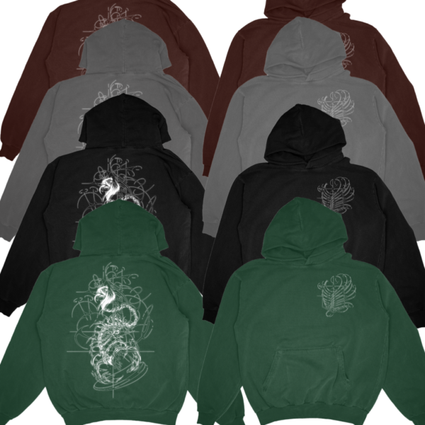 Eren Hoodie (White Ink)