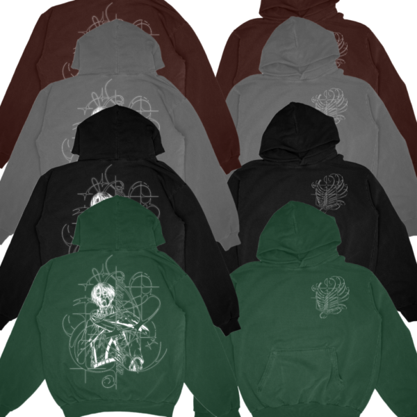 Levi Hoodie (White Ink)
