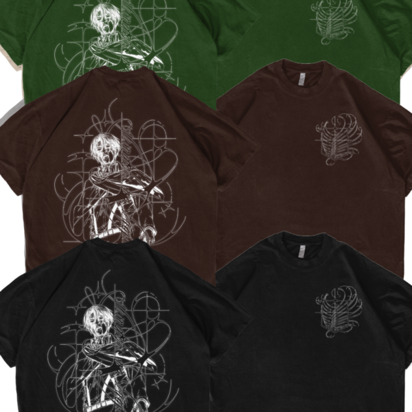 Levi T shirt (White Ink)